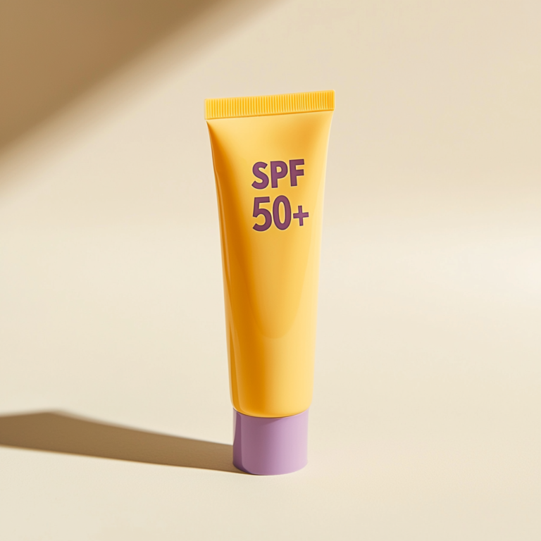 Product Photography of a sunscreen tube