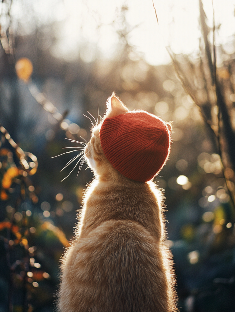 Back Profile of a Kitten