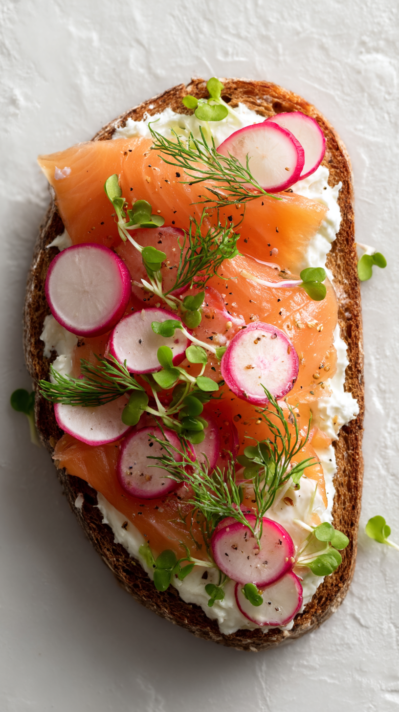 Flat lay Nordic Salmon